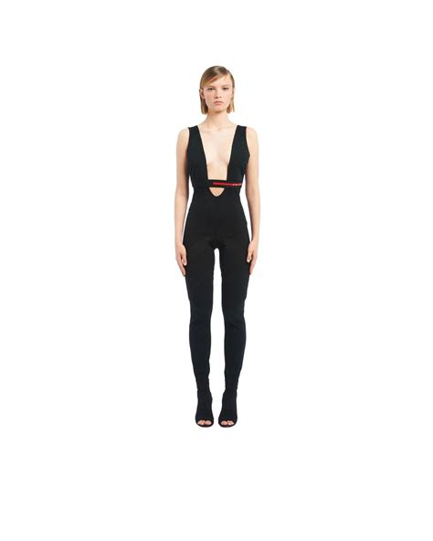 prada technical nylon jumpsuit